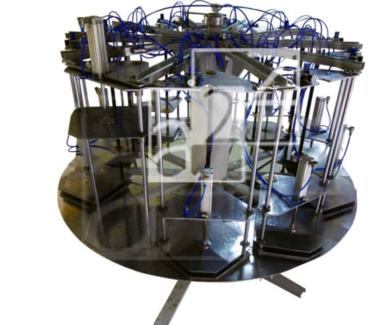 Carousel Machines by A2Z Filtration for Industrial filter manufacturing.