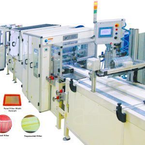 A2Z Filtration's Panel Filter Pleating Line