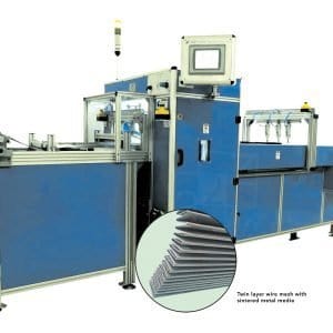 A2Z Filtration's Wire Mesh Blade Pleater