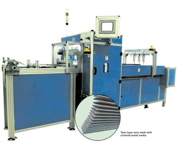 A2Z Filtration's Wire Mesh Blade Pleater