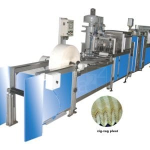 Zigzag Rotary Pleating Machine by A2Z Filtration